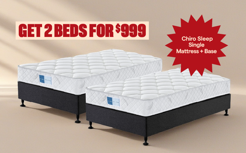 2 Chiro Sleep single beds.
