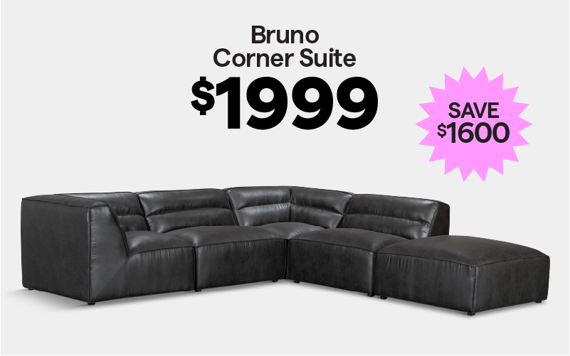 Bruno Corner Suite $1999, save $1600.