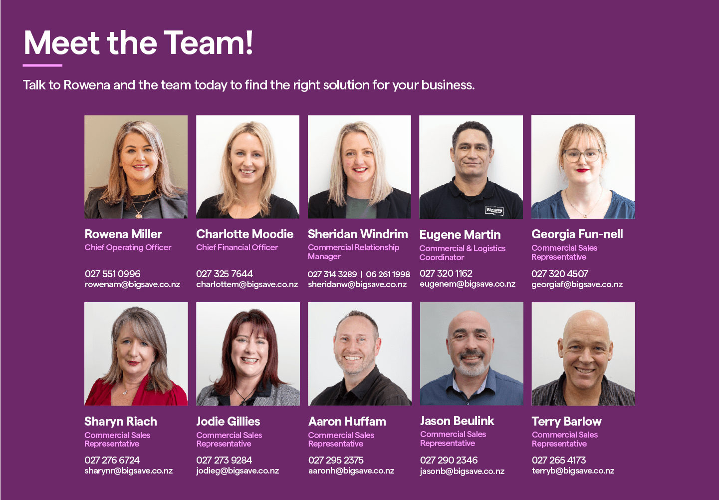 Meet the team!