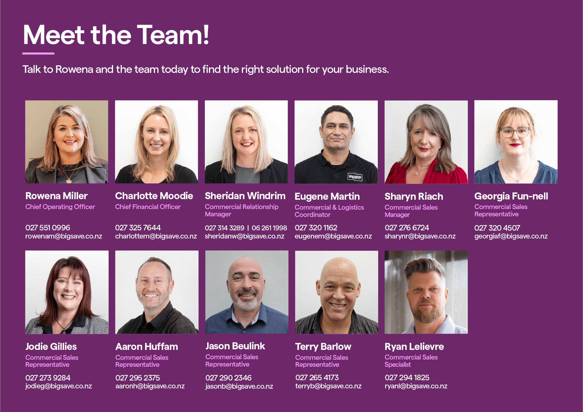 Meet the team!