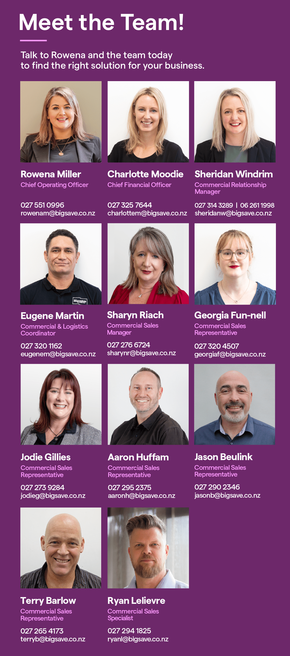 Meet the team!
